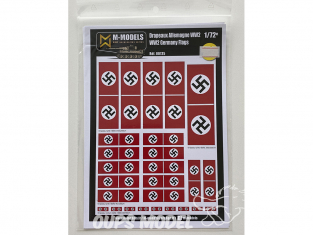 M-Models NT0125 Drapeaux Allemagne WWII Propre Planche A-5 1/72