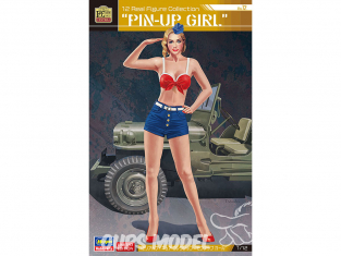 Hasegawa maquette figurine 52307 12 Collection de figurines réelles n ° 12 "Pin-up Girl" 1/12