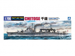 AOSHIMA maquette bateau 01233 Chitose porte-avions Japonais 1/700