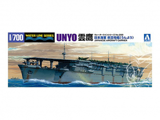 AOSHIMA maquette bateau 45220 Unyo porte-avions Japonais 1/700