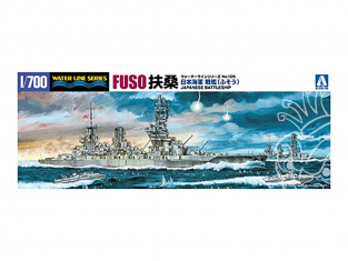 AOSHIMA maquette bateau 00977 Fuso navire de combat Japonais 1/700