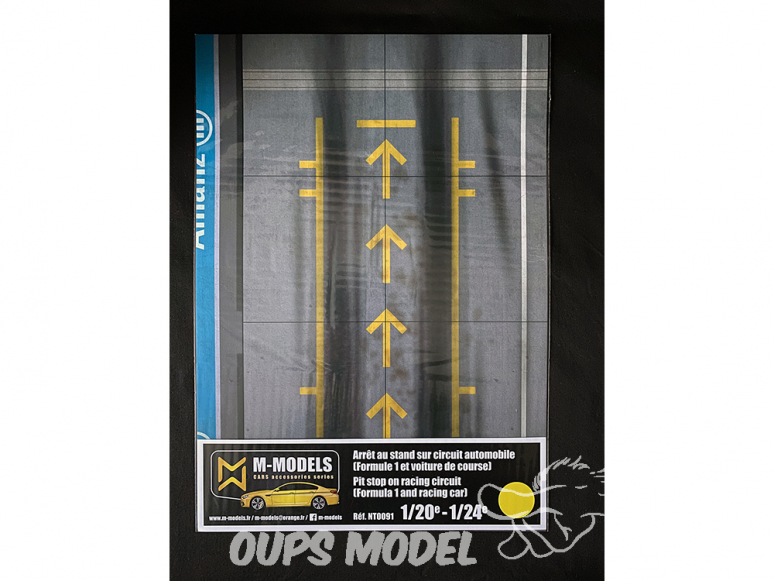 M-Models NT0091 Arret aux Stands formule 1 et voiture de circuit 1/20 1/24