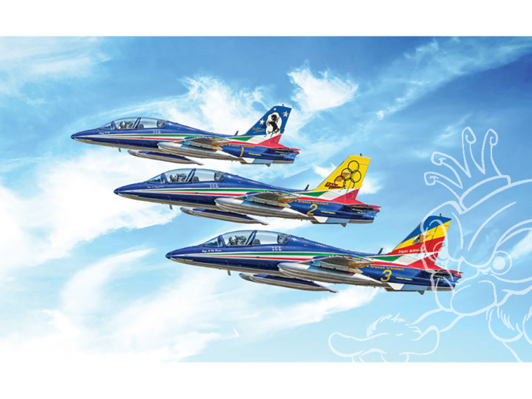 Italeri maquette avion 1461 Ensemble MB-339 60th P.A.N. anniversaire 1/72