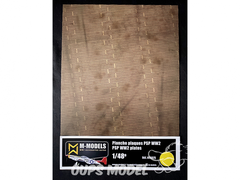 M-Models NT0075 Planche plaques PSP WW2 1/48