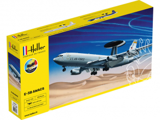 Heller maquette avion 56308 STARTER KIT E-3B Awacs inclus peintures principale colle et pinceau 1/72