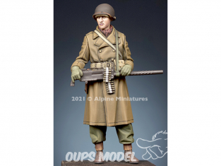 Alpine figurine 35293 WW2 US MG Gunner Hiver 1/35