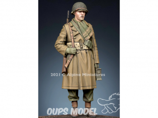 Alpine figurine 35294 WW2 US MG Transporteur de munitions Hiver 1/35