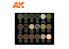 Ak interactive peinture acrylique 3G Set AK11763 COFFRET ADAM WILDER 3G Couleurs U.S. WWII et Moderne
