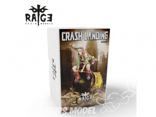 Ak Interactive figurine RAGE002 CRASH LANDING 90mm