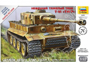 ZVEZDA Maquettes Militaire 5002 Tigre I 1/72