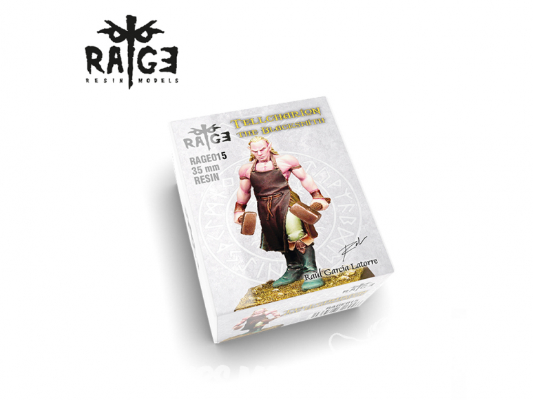 Ak Interactive figurine RAGE015 Tellcharion, the Blacksmith 35MM