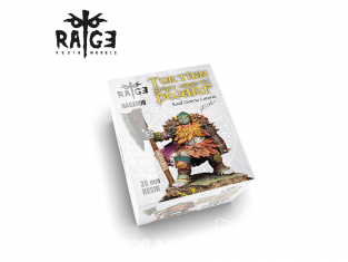 Ak Interactive figurine RAGE008 Toktien, Spiny chaotic dwarf 35MM