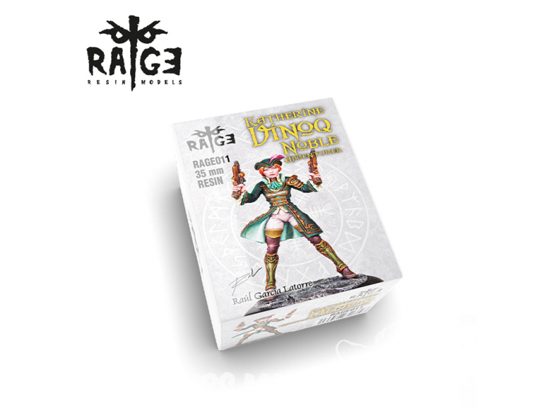 Ak Interactive figurine RAGE011 Katherine Vinoq, Noble Adventurer 35MM