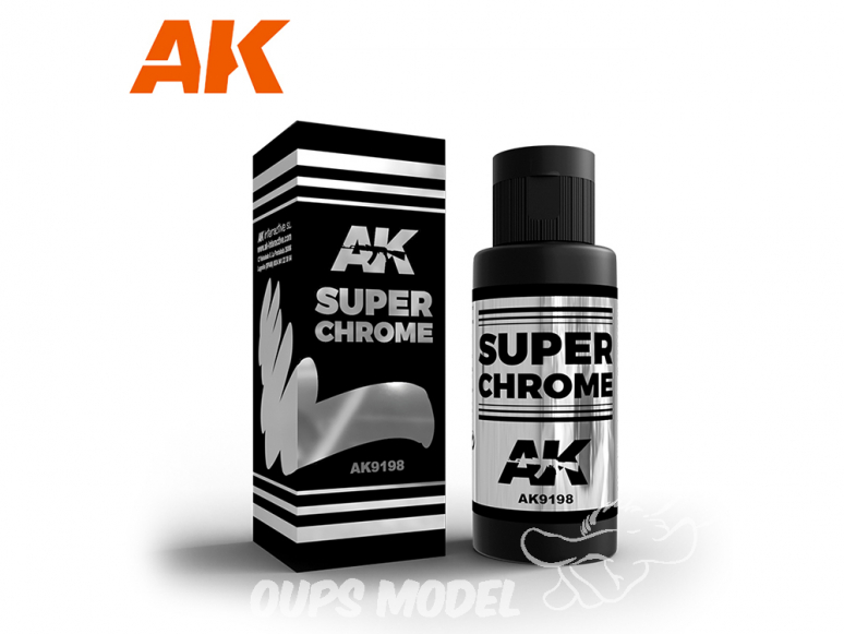 Ak interactive peinture AK9198 SUPER CHROME 60ml