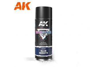 Ak Spray AK1051 Wargame Sprays Bombe peinture BLUE BERETS 400ml