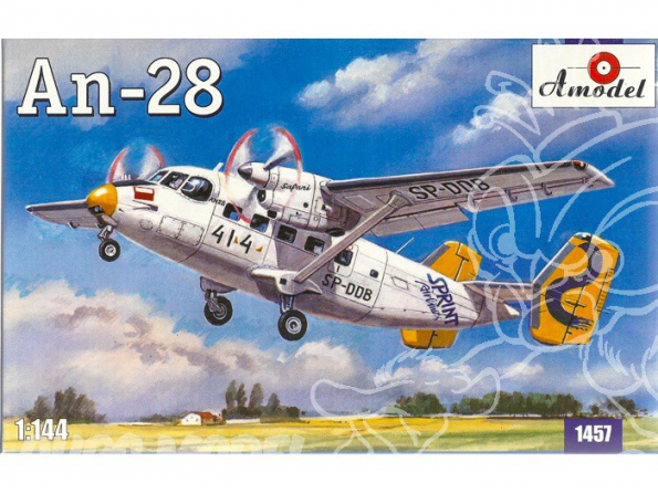 Amodel maquettes avion 1457 ANTONOV An-28 1/144