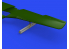 Eduard kit d&#039;amelioration brassin 672281 Lance roquette bazooka P-51B/C Arma Hobby 1/72