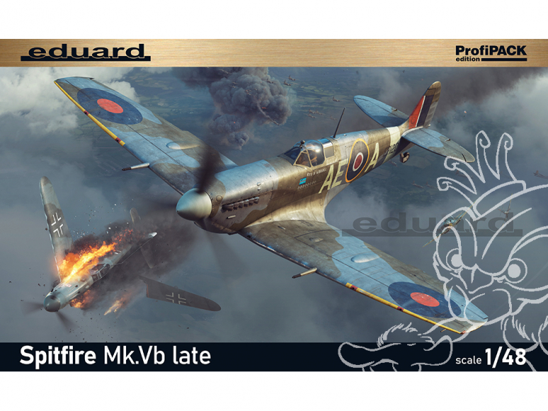 EDUARD maquette avion 82156 Spitfire Mk.Vb Late ProfiPack Edition 1/48