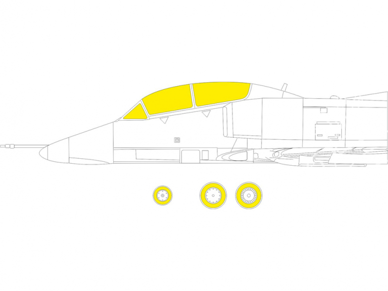 Eduard Express Mask CX625 TA-4J Fujimi / Hobby Boss 1/72