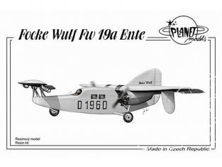 Planet Model PLT183 Focke Wulf Fw 19a full resine kit 1/72