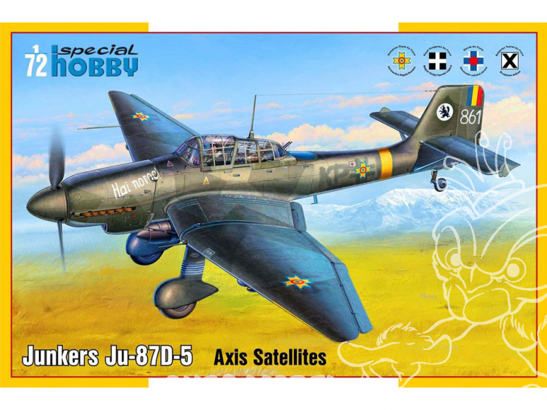 Special Hobby maquette avion 72448 Junkers Ju-87D-5 Satellites de l'Axe 1/72