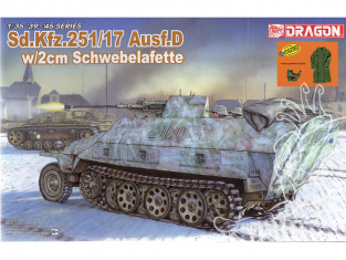 Dragon maquette militaire 6292 Sd.Kfz.251/17 Ausf.D avec 2cm Schwebelafette 1/35