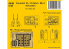 CMK kit resine 4448 Aérofreins Canadair CL-13 Sabre Mk.4 kit Airfix 1/48