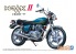 Aoshima maquette moto 62654 Honda CB400T HAWK-II 1977 1/12