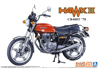 Aoshima maquette moto 63040 Honda CB400T HAWK-II 1978 1/12