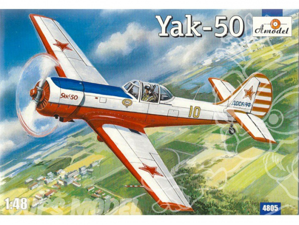Amodel maquettes avion 4805 YAKOVLEV YAK 50 1/48