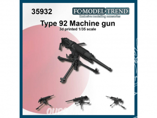 FC MODEL TREND accessoire résine 35932 Machine gun Type 92 1/35