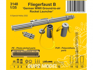 CMK figurine 3148 Fliegerfaust B Lance-roquettes sol-air allemand de la Seconde Guerre mondiale 1/35