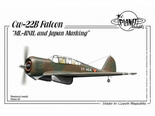 Planet Model PLT185 CW-22B ML-KNIL et marquage japonais full resine kit 1/48