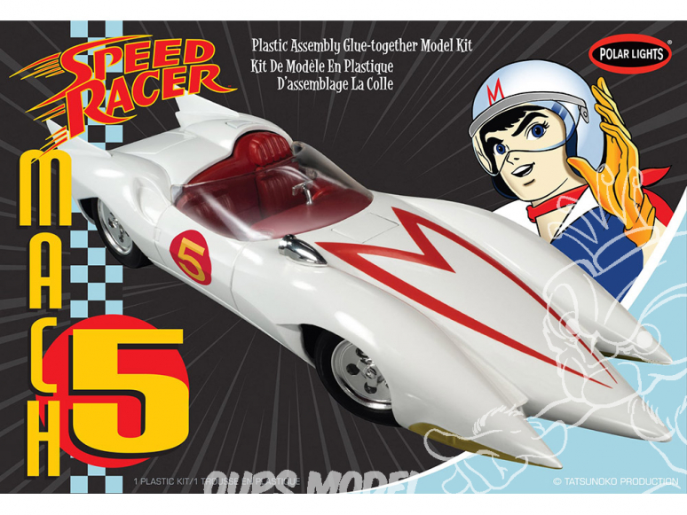 Polar Lights maquette fiction 990 SPEED RACER MACH V 1/25