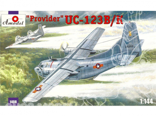 Amodel maquettes avion 1408 UC-123 K "PROVIDER" USAF 1970 1/144