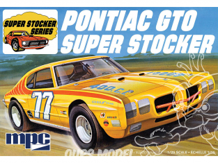 MPC maquette voiture 939 1970 PONTIAC GTO SUPER STOCKER 1/25