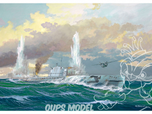 Revell maquette sous marin 05177 Sous-Marin Allemand Type XXI 1/144
