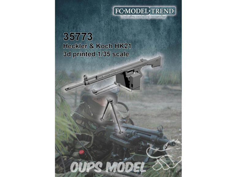 FC MODEL TREND accessoire résine 35773 Heckler & Koch HK21 1/35