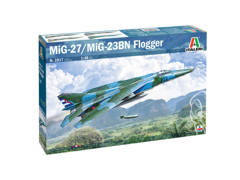 Italeri maquette avion 2817 MiG-27/MiG-23BN Flogger 1/48