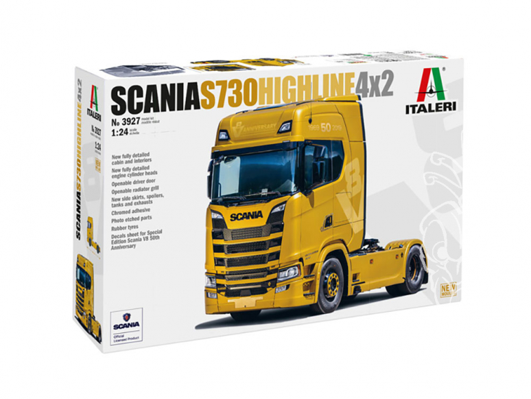 Italeri maquette camion 3927 Scania S730 HIGHLINE 4x2 1/24