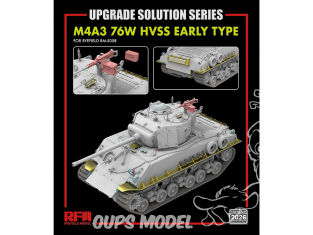 Rye Field Model maquette militaire 2026 Set amélioration M4A3 76W HVSS Early Type 1/35