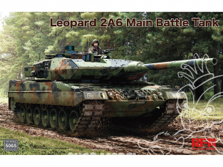 Rye Field Model maquette militaire 5065 Leopard 2A6 Char de combat principal chenilles maillon par maillon 1/35