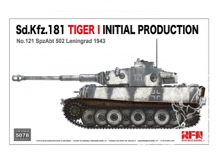 Rye Field Model maquette militaire 5078 Sd.Kfz.181 Tigre I Initial Production 1/35