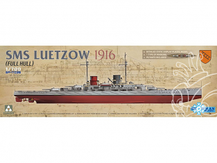 Takom maquette bateau SP-7036 SMS Luetzow 1916 Full Hull 1/700