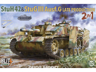 Takom maquette militaire 8006 Stuh42 / StuG III Ausf.G Late Production 2en1 1/35