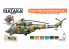 Hataka Hobby peinture laque Orange Line CS116 Ensemble de peinture polonais AF / Army Helicopters vol. 1 set 6 x 17ml