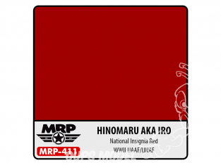 MRP peintures 411 Hinomaru Aka Iro Rouge insigne 30ml