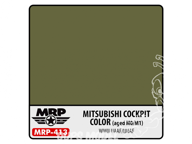 MRP peintures 413 Couleur du poste de pilotage du Mitsubishi (Aged MO/M1) 30ml