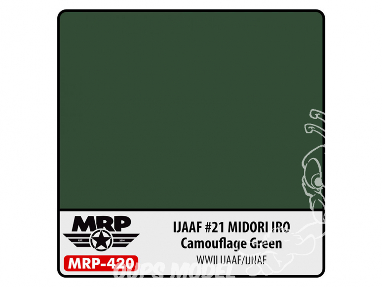 MRP peintures 420 IJAAF 21 Ki Iro Vert camouflage 30ml