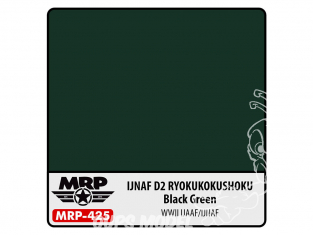 MRP peintures 425 IJNAF D2 Ryokukokushoku Vert noir 30ml